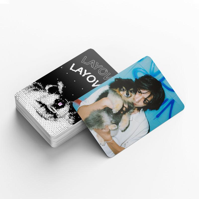 V LAYOVER PHOTOCARDS 92 PCS (60 PHOTOCARDS + 32 STICKERS)