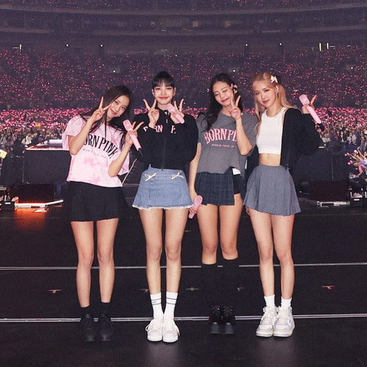 BLACKPINK BORN PINK CROPPED HOODIE