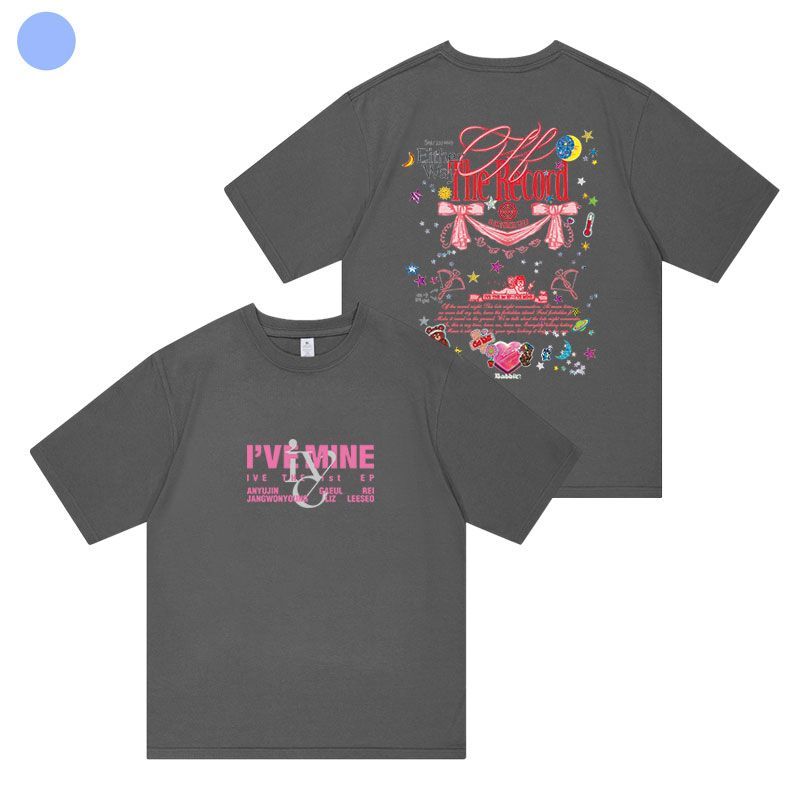 IVE MERCH T-SHIRT - I'VE MINE 100% COTTON (various colors)