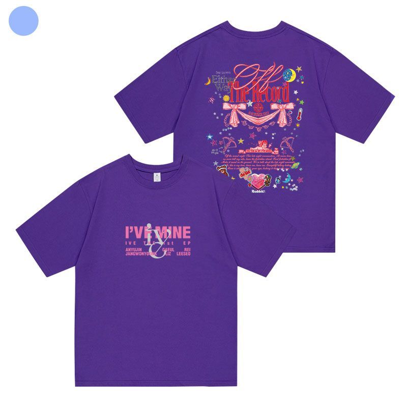 IVE MERCH T-SHIRT - I'VE MINE 100% COTTON (various colors)