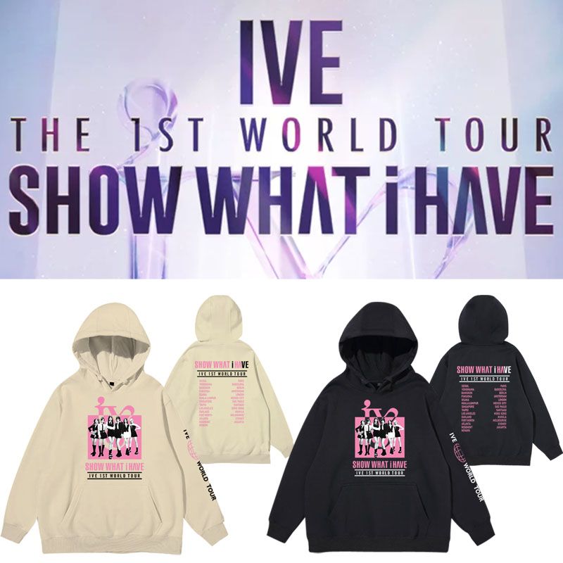 IVE MERCH 1st WORLD TOUR “ Show what I have” HOODIE