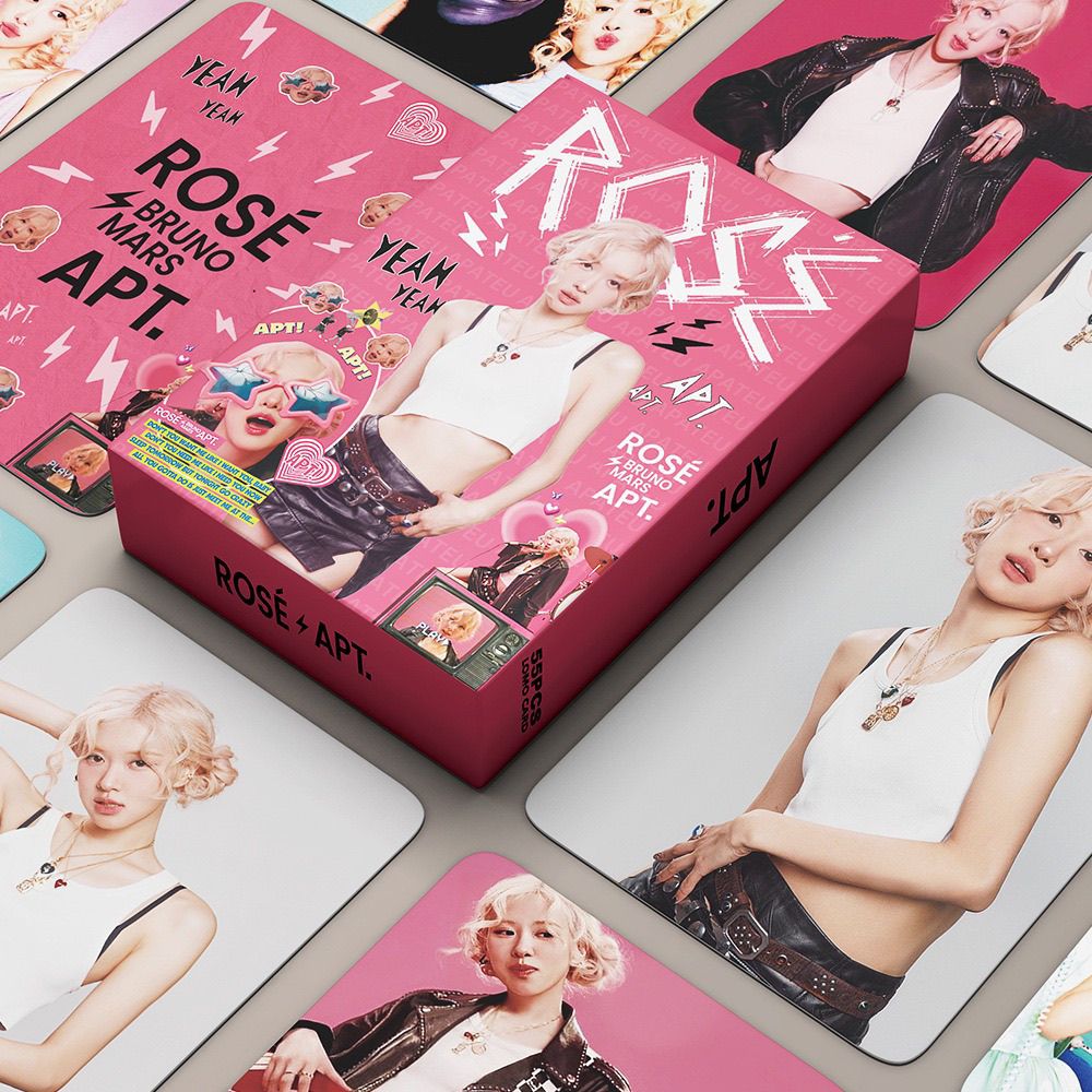 APT ROSÉ PHOTOCARDS 55 PCS
