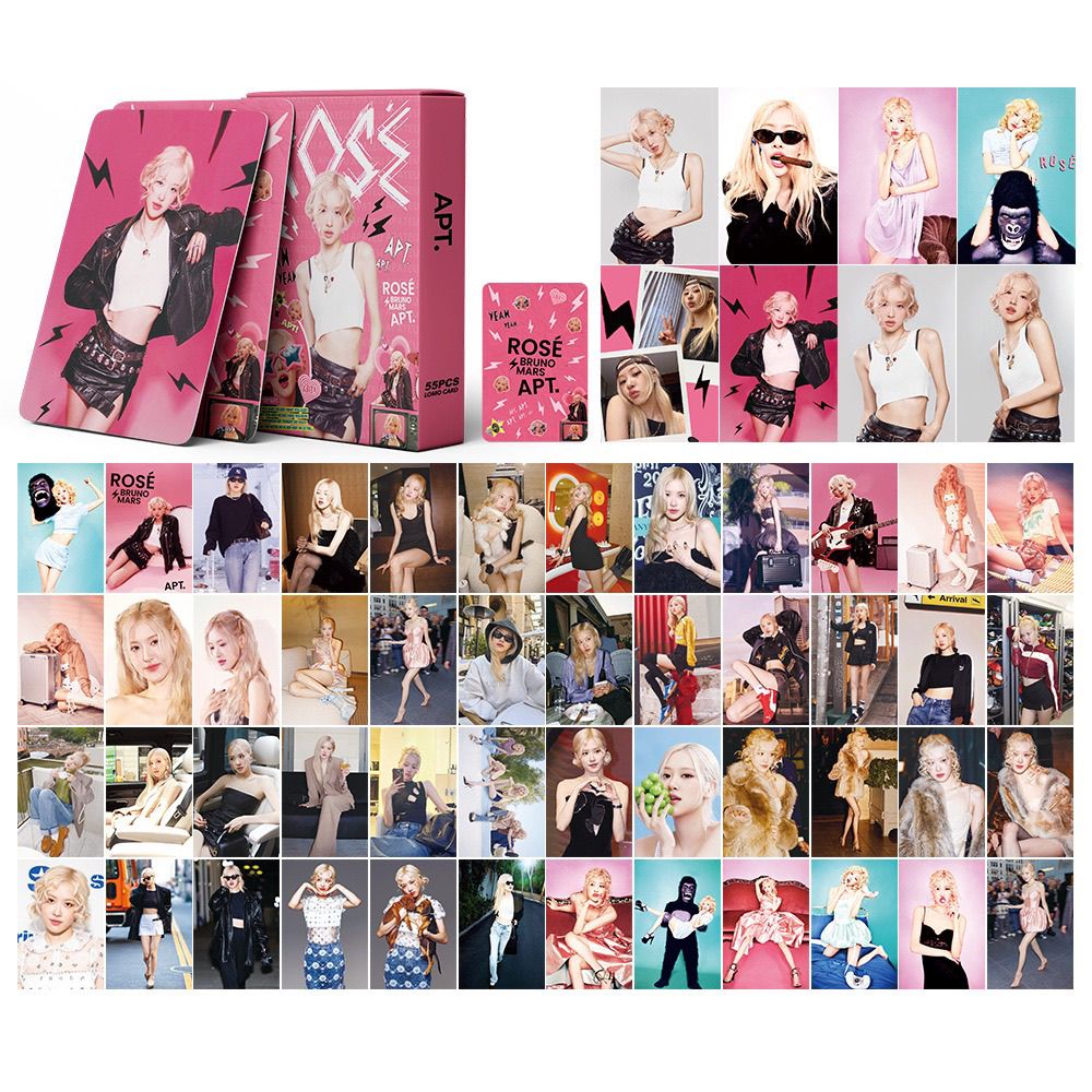 APT ROSÉ PHOTOCARDS 55 PCS
