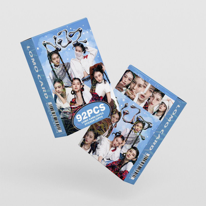 PHOTOCARDS NJZ (NEWJEANS)  92 PCS (60 PHOTOCARDS + 32 STICKERS)