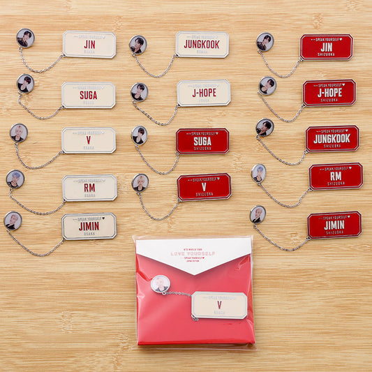 BTS MERCH LOVE YOURSELF TOUR PIN's