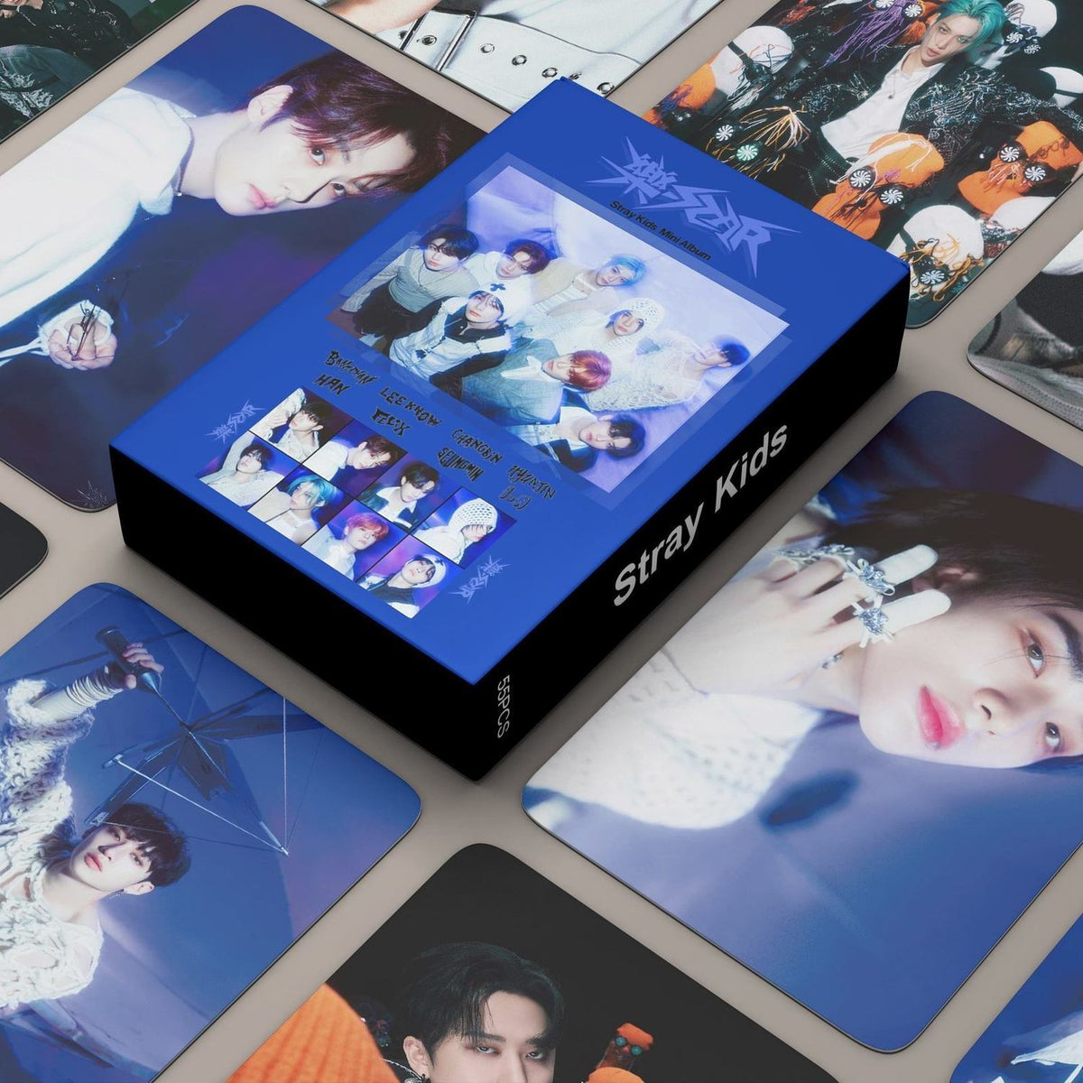 STRAY KIDS PHOTOCARDS KARMA, ATE, HOP, GIANT, 5 STAR, MANIAC, MAXIDENT + VARIOUS OPTIONS!✨ (55 PCS)