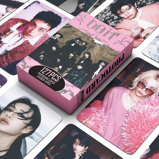 STRAY KIDS MERCH PHOTOCARDS 127 PCS DO IT (55 CARDS + 72 STICKERS)