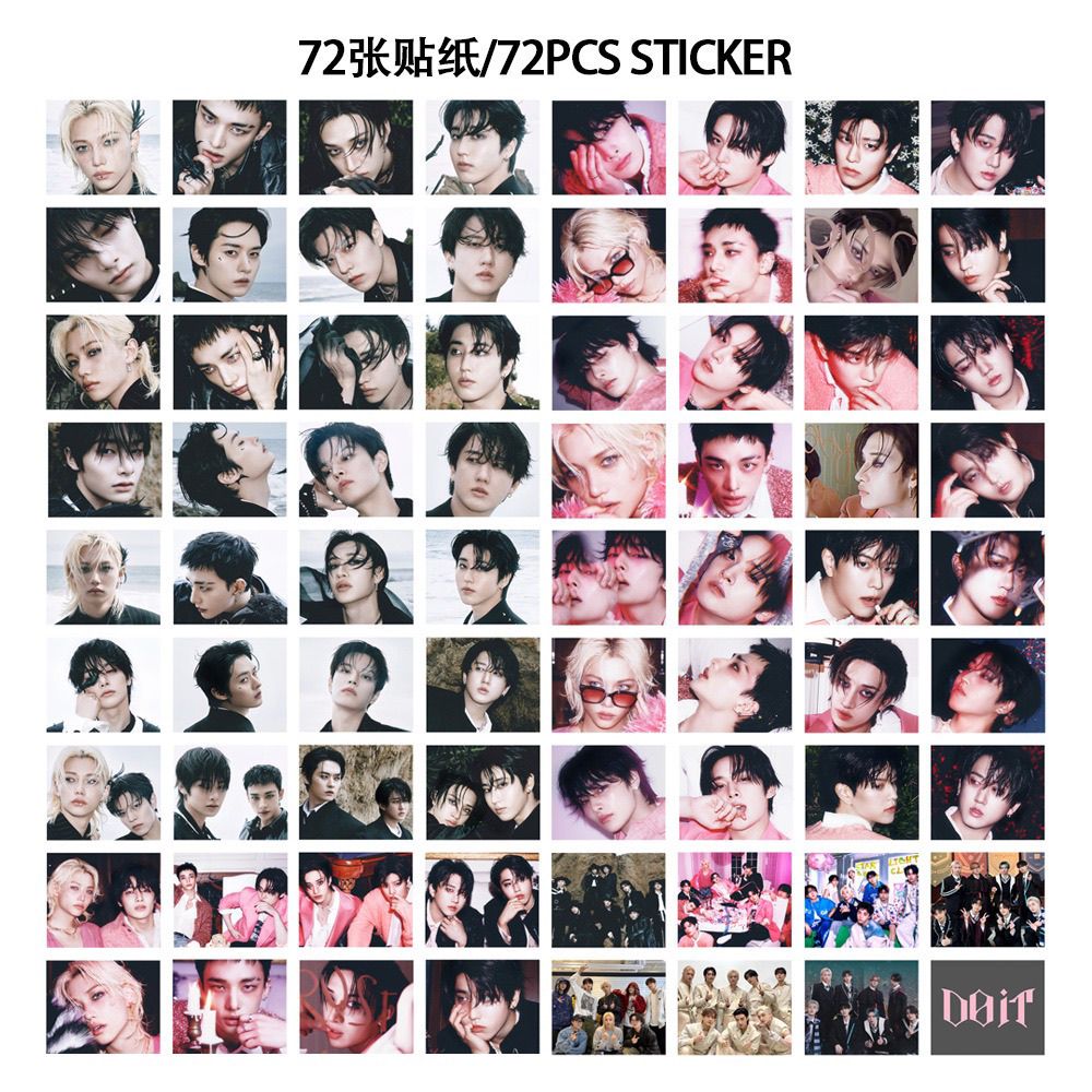 STRAY KIDS MERCH PHOTOCARDS 127 PCS DO IT (55 CARDS + 72 STICKERS)