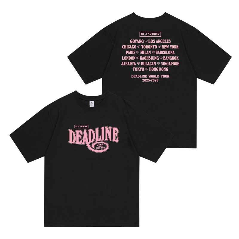 BLACKPINK DEADLINE T-SHIRT/CROPPEDS 100% COTTON