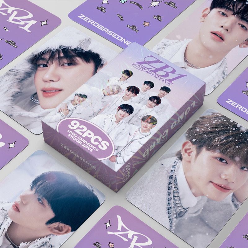 ZB1 ZEROBASEONE PHOTOCARDS + STICKERS 92 PCS