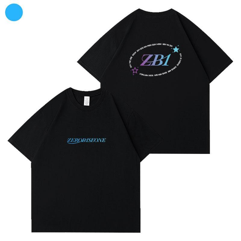 ZB1 ZEROBASEONE T-SHIRTS 100% COTTON - WHITE AND BLACK