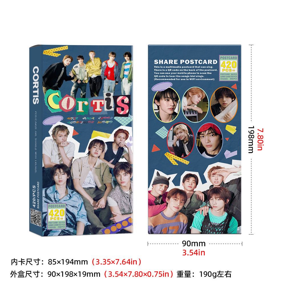 CORTIS PHOTOCARDS + POSTCARDS + STICKERS 420 PCS