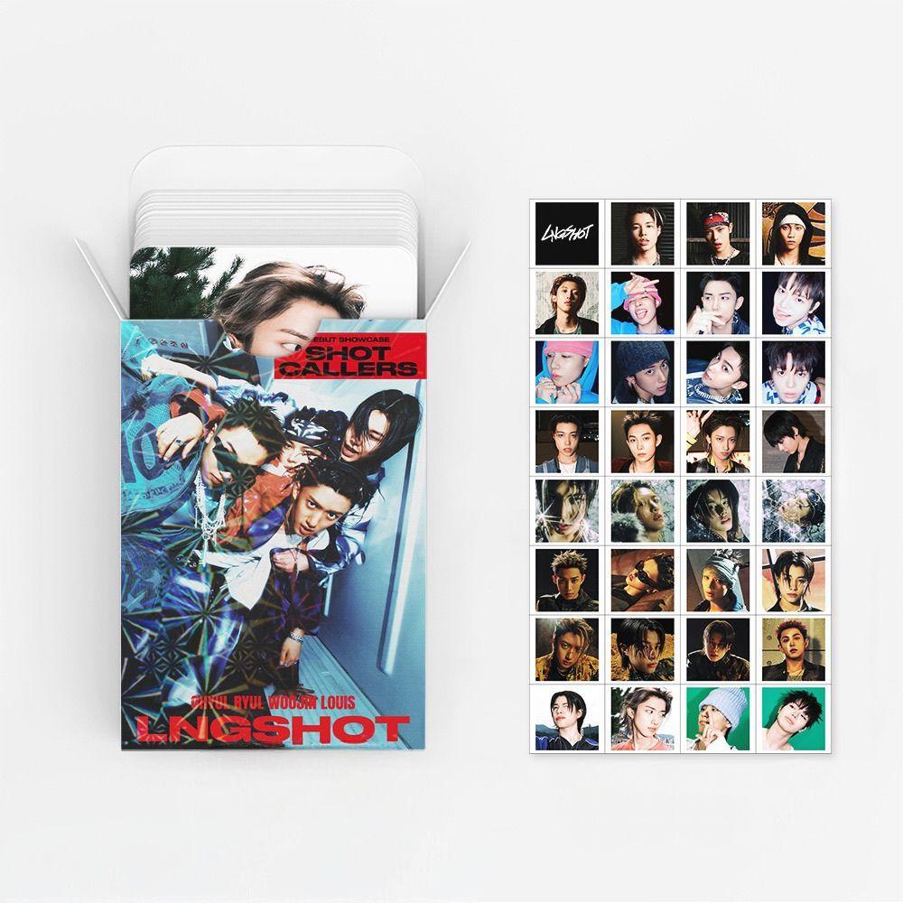 LNGSHOT PHOTOCARDS 92PCS (60 PHOTOCARDS+ 32 STICKERS)