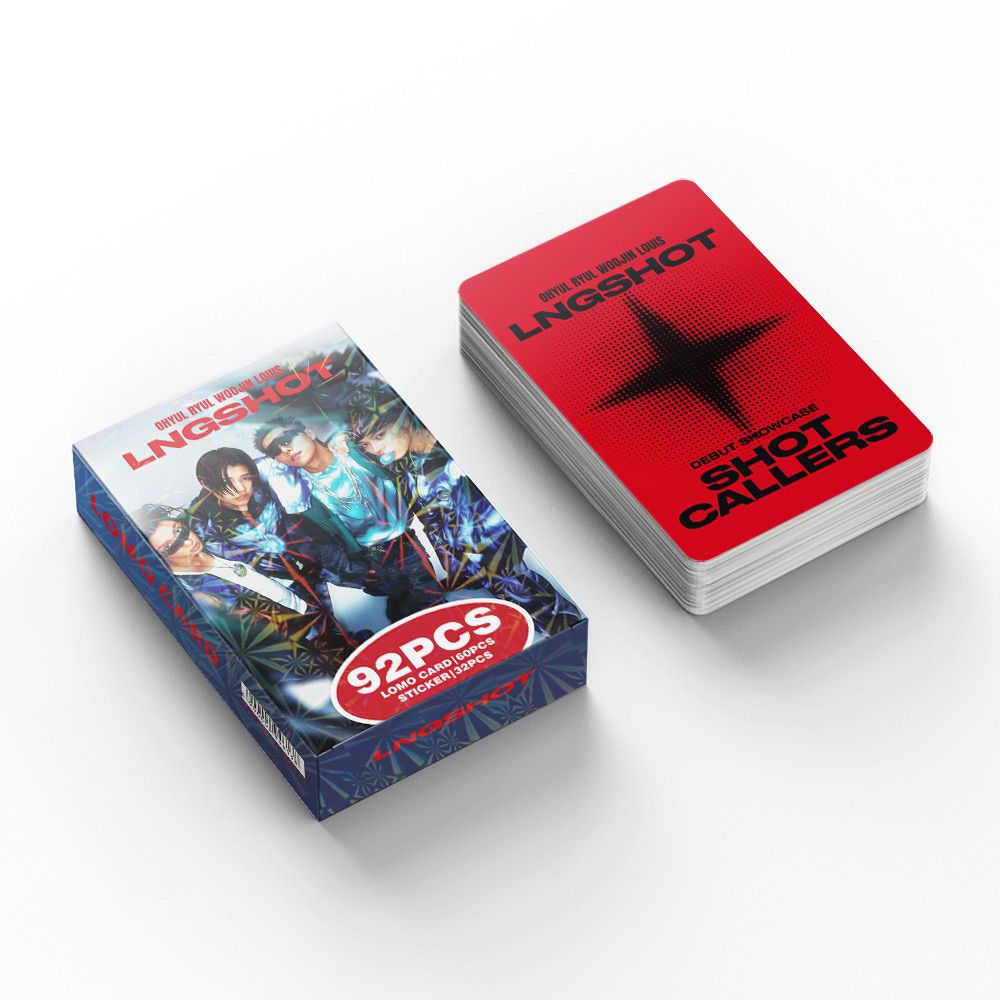 LNGSHOT PHOTOCARDS 92PCS (60 PHOTOCARDS+ 32 STICKERS)