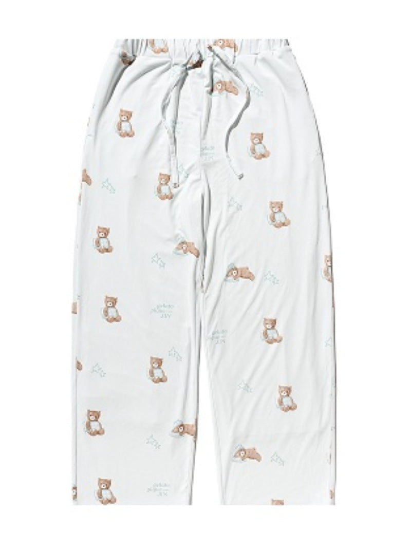 PAJAMAS JIN BEAR PATTERN (Pink/Mint)