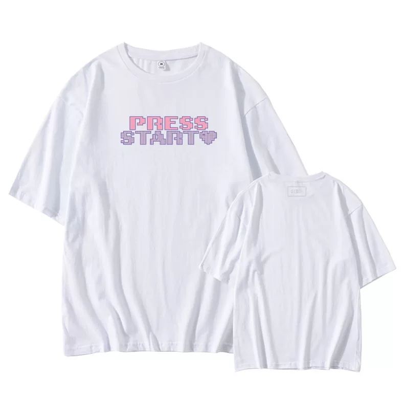ILLIT PRESS START TSHIRTS 100% COTTON