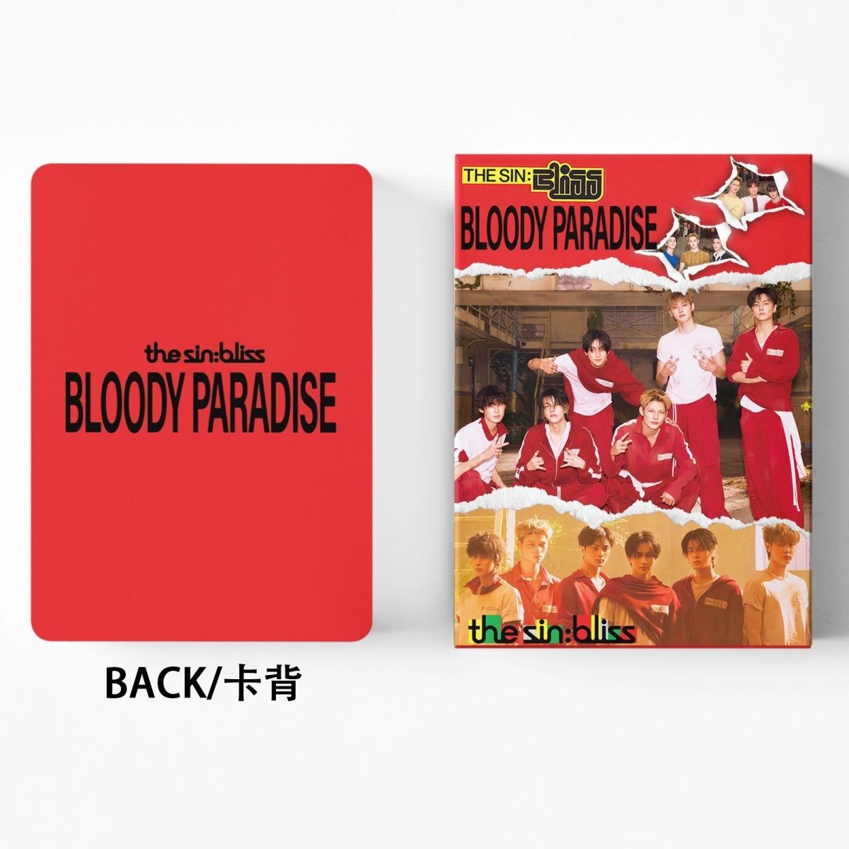 PHOTOCARDS ENHYPEN THE SIN: BLISS 127 PCS (55 Photocards + 72 Stickers)