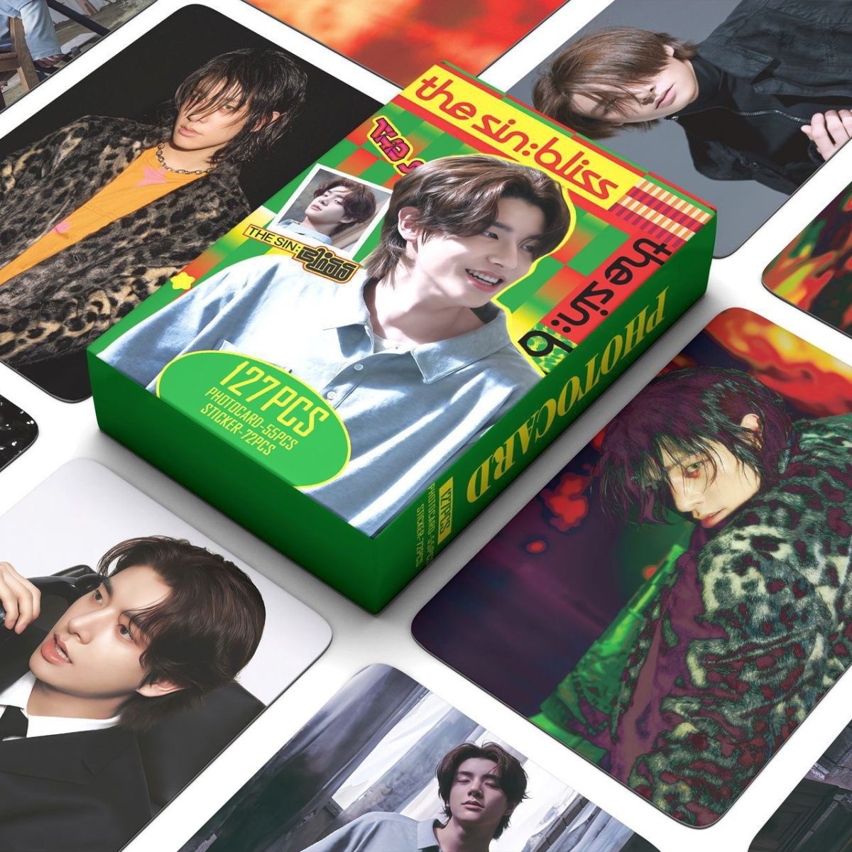 PHOTOCARDS ENHYPEN THE SIN: BLISS 127 PCS (55 Photocards + 72 Stickers)