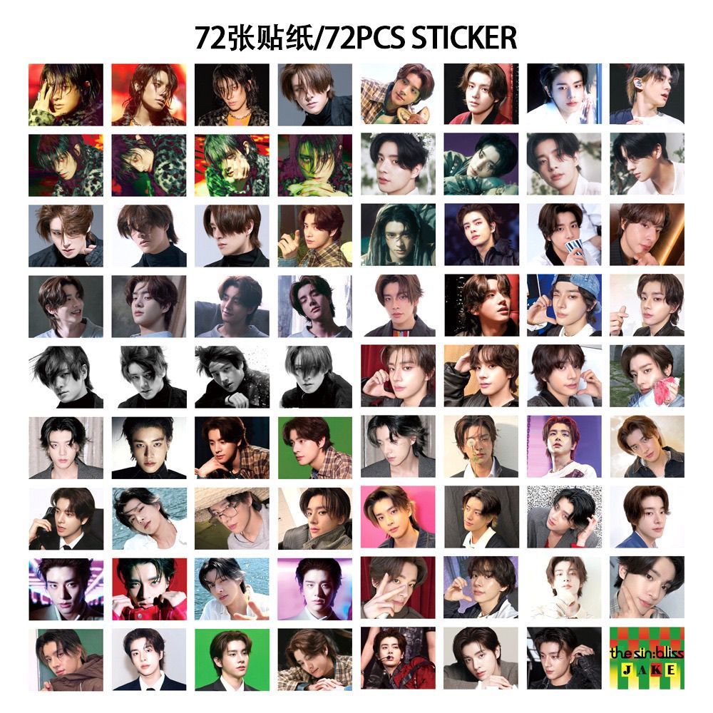 PHOTOCARDS ENHYPEN THE SIN: BLISS 127 PCS (55 Photocards + 72 Stickers)