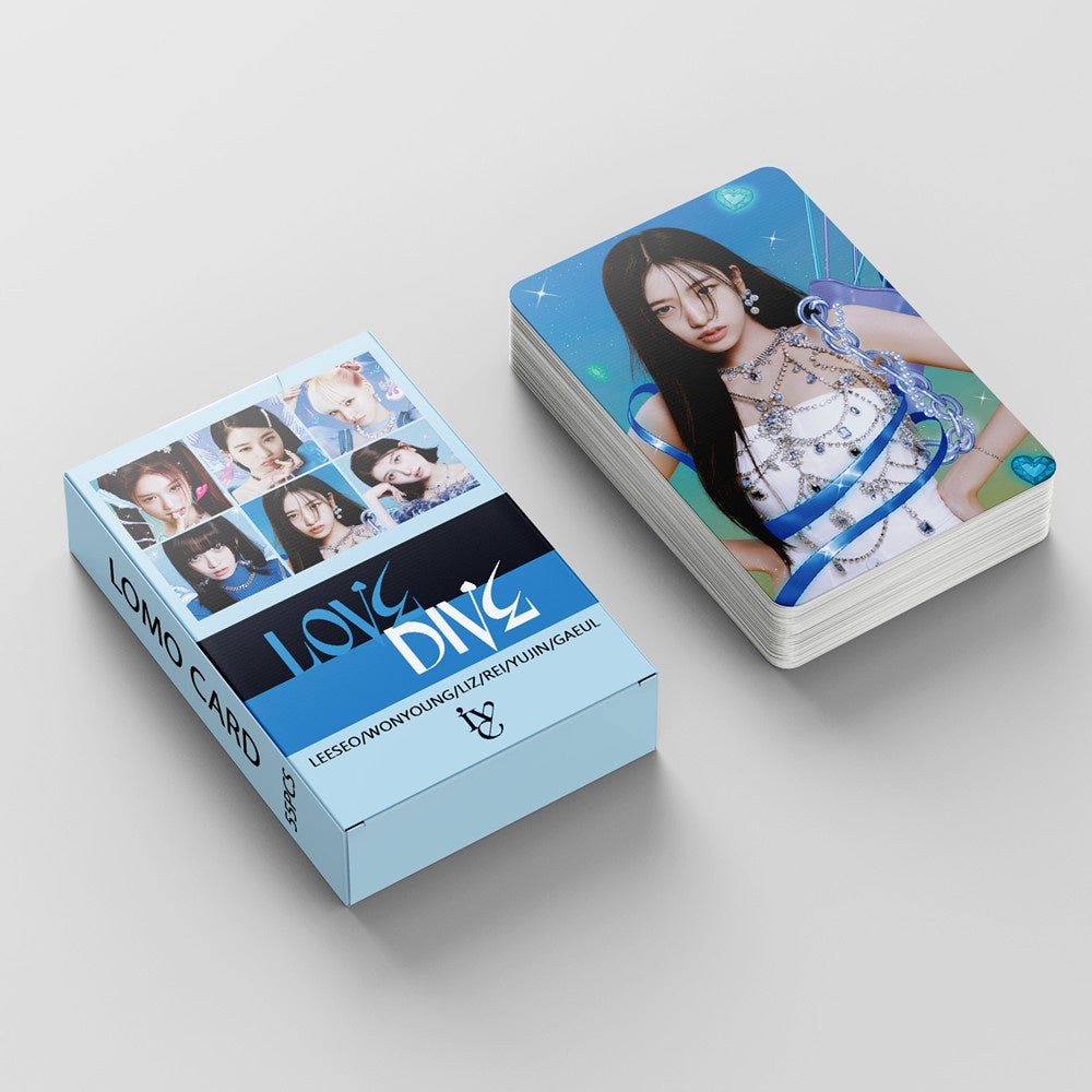 IVE MERCH LOVE DIVE PHOTOCARDS 55 PCS