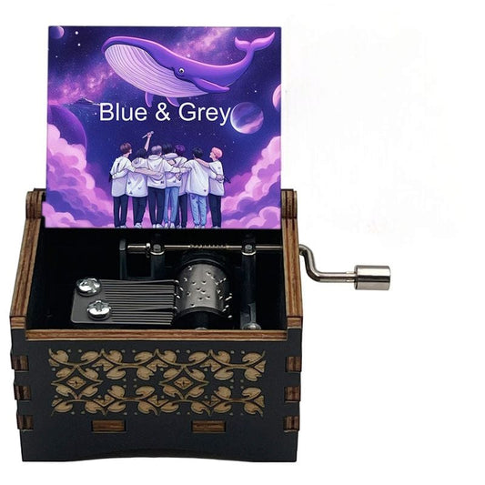 BTS MUSIC BOX BLUE&GREY