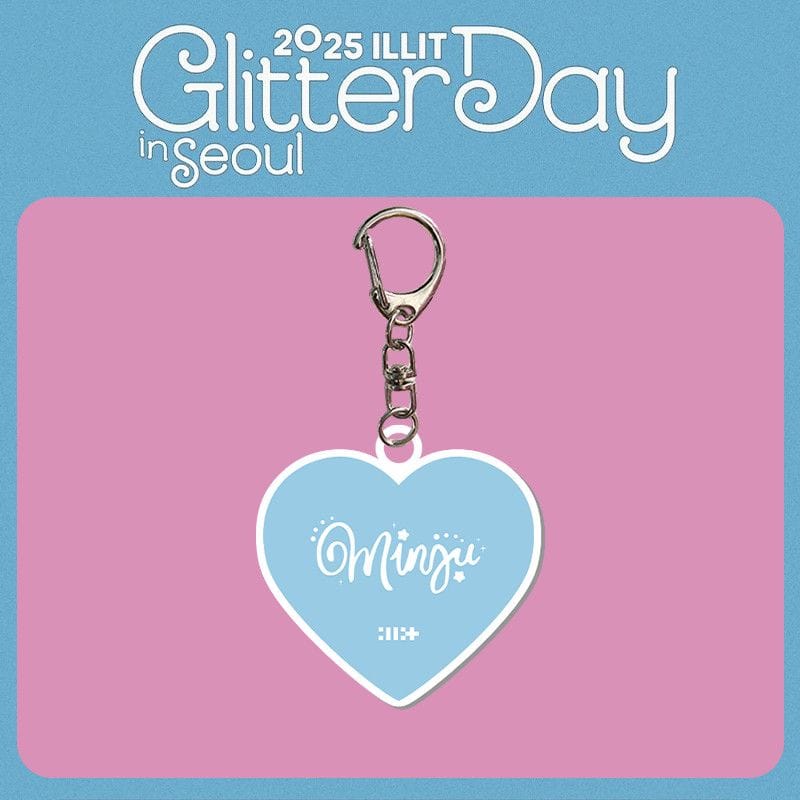 ILLIT GLITTERDAY KEYRINGS