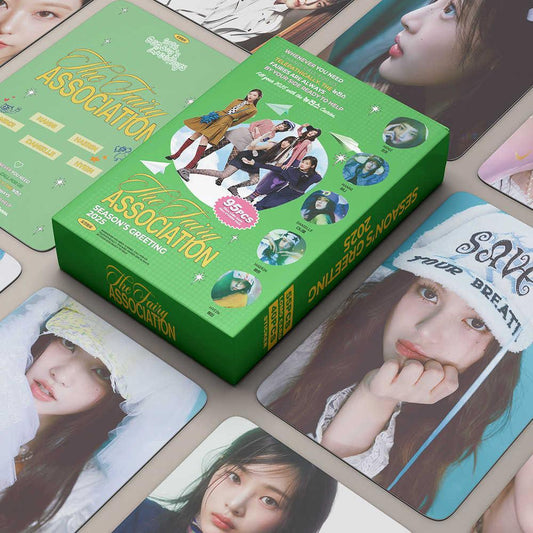NEWJEANS PHOTOCARDS THE FAIRY ASSOCIATION KIT 92 PCS (60 PHOTOCARDS + 32 STICKERS)