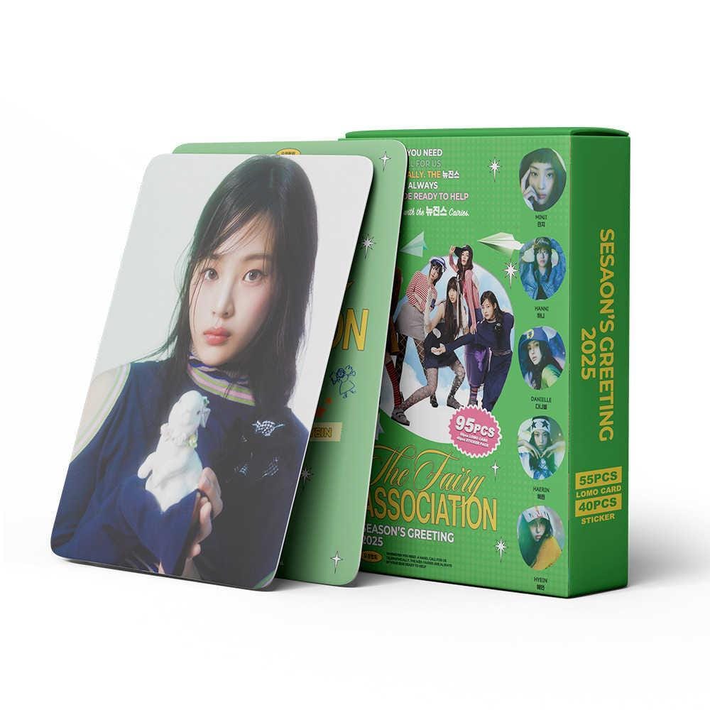 NEWJEANS PHOTOCARDS THE FAIRY ASSOCIATION KIT 92 PCS (60 PHOTOCARDS + 32 STICKERS)