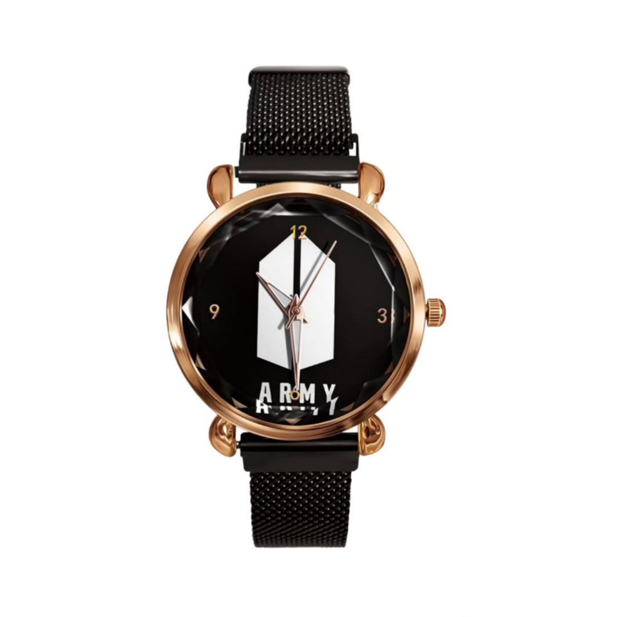 BTS ARMY WATCHES WITH STAINLESS STEEL STRAP - 3 COLOR OPTIONS!✨