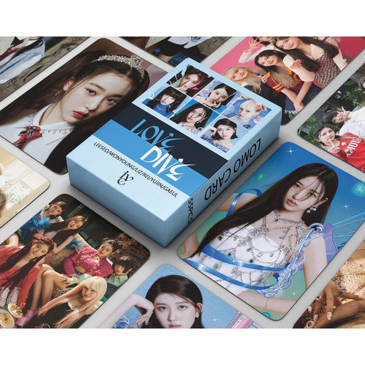 IVE MERCH LOVE DIVE PHOTOCARDS 55 PCS