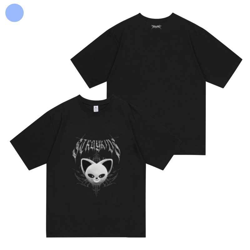 STRAY KIDS MERCH T-SHIRTS EVIL SKZOO 100% COTTON