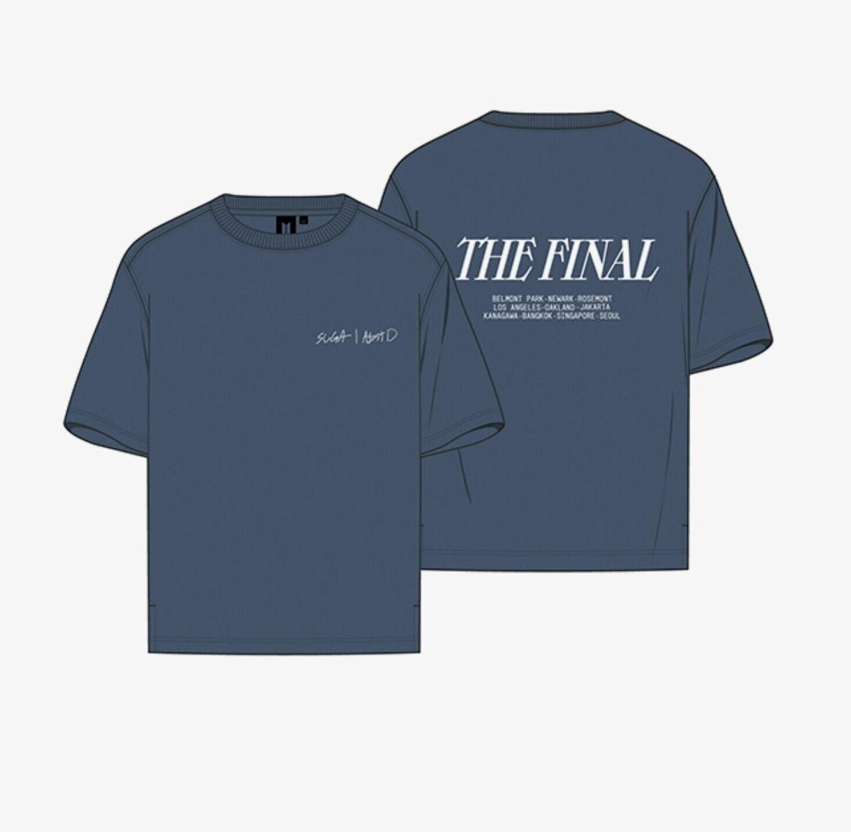 T-SHIRT SUGA D'DAY AGUST D TOUR THE FINAL 100% COTTON